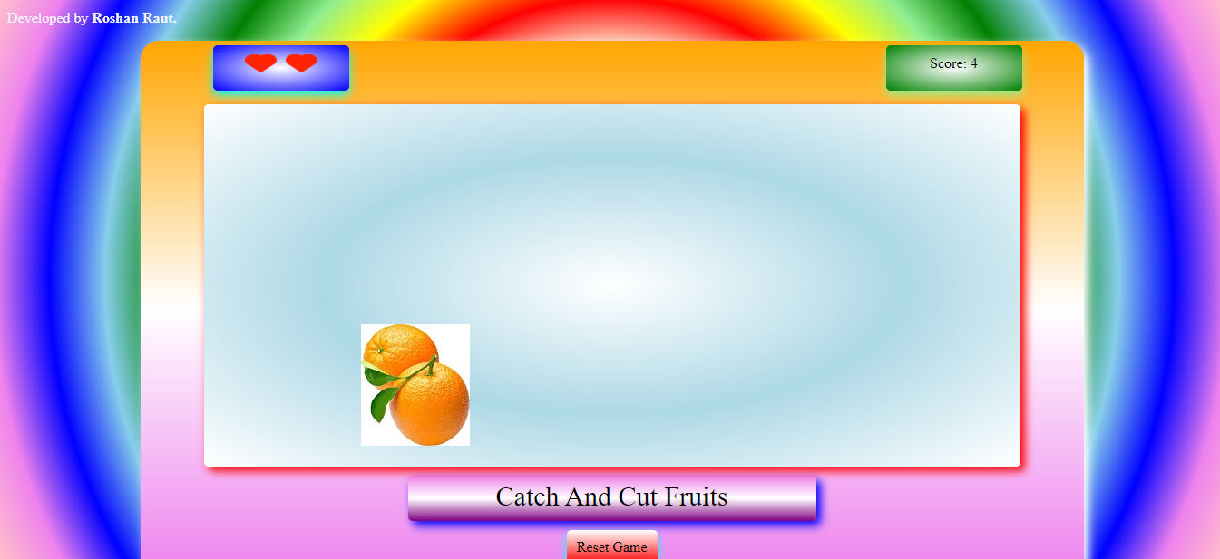 Fruit Slicing Web Game